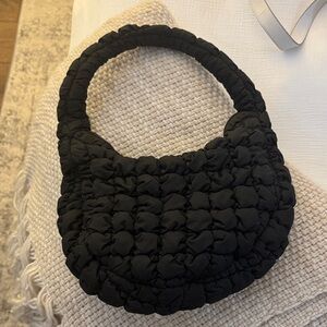 Elegant Black Quilted Women's Bag